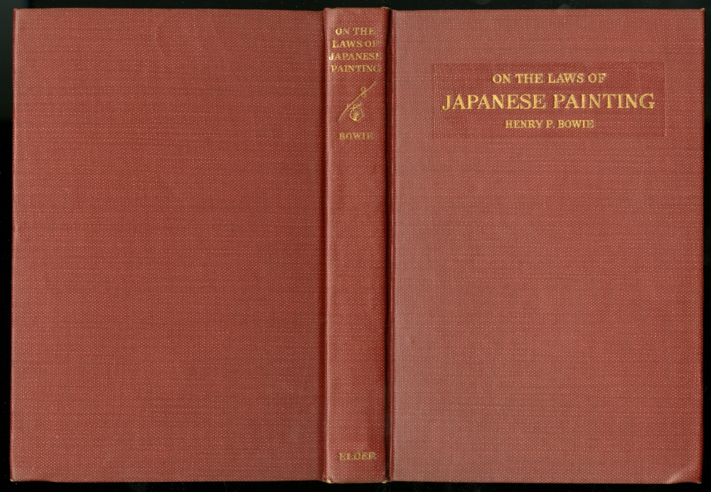 Henry P. Bowie『On the Laws of JAPANESE PAINTING』1911年英語版初版表紙